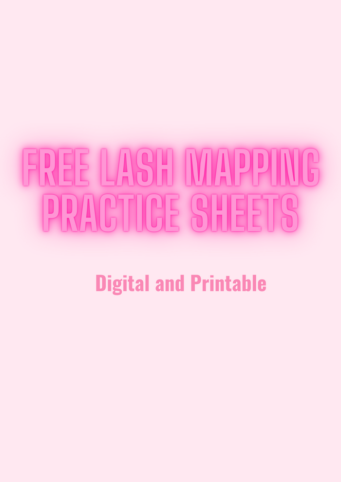 FREE LASH MAPPING PRACTICE SHEET