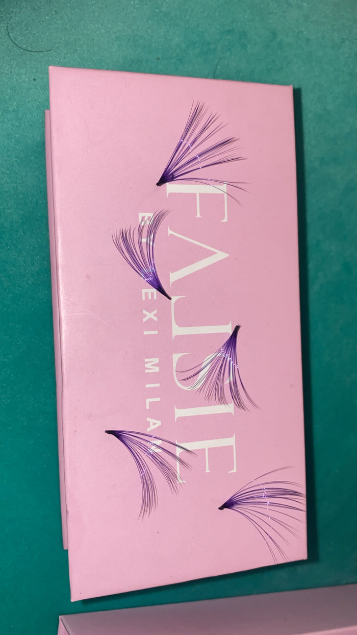 D Curl Mixed Color Single Length Tray